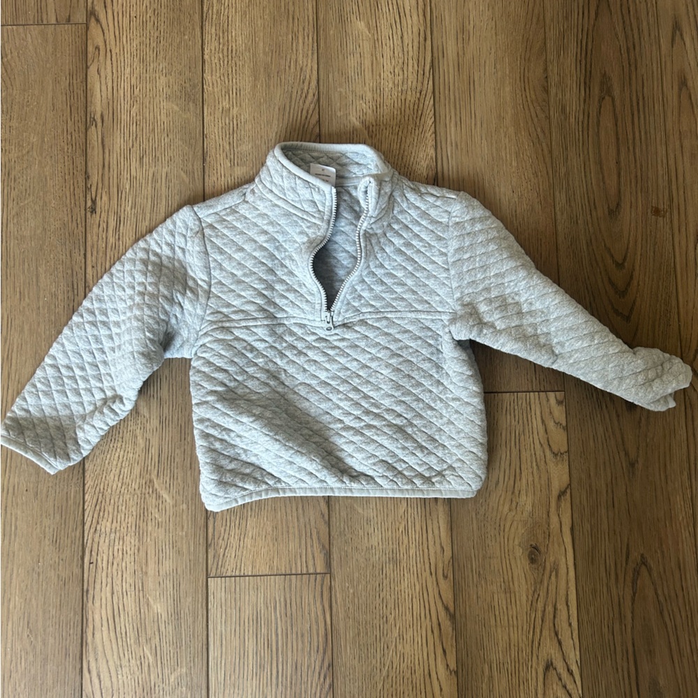 Wonder Nation Light Gray Quilted Jacket